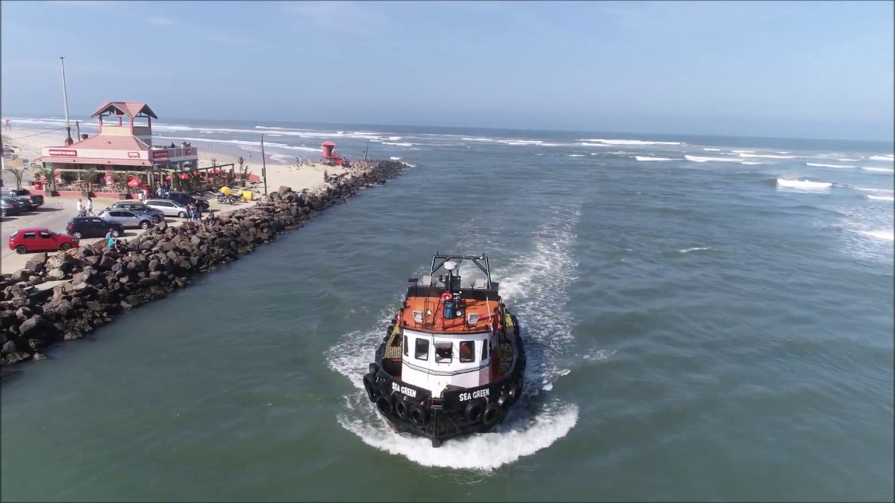 Barra de TRAMANDAÍ - Tramandaí / Imbé - RS (Aéreas Drone) ©Todos Direitos Reservados