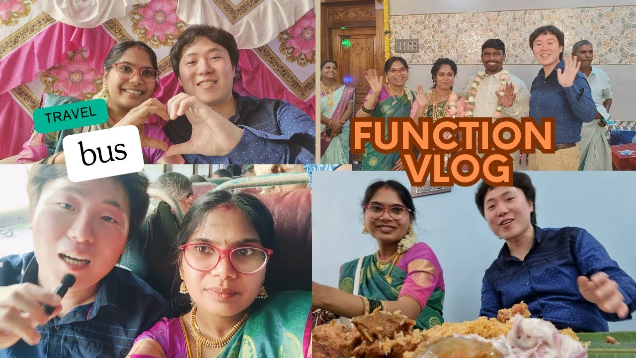 Attending House Warming Function Vlog | Travel bus experience
