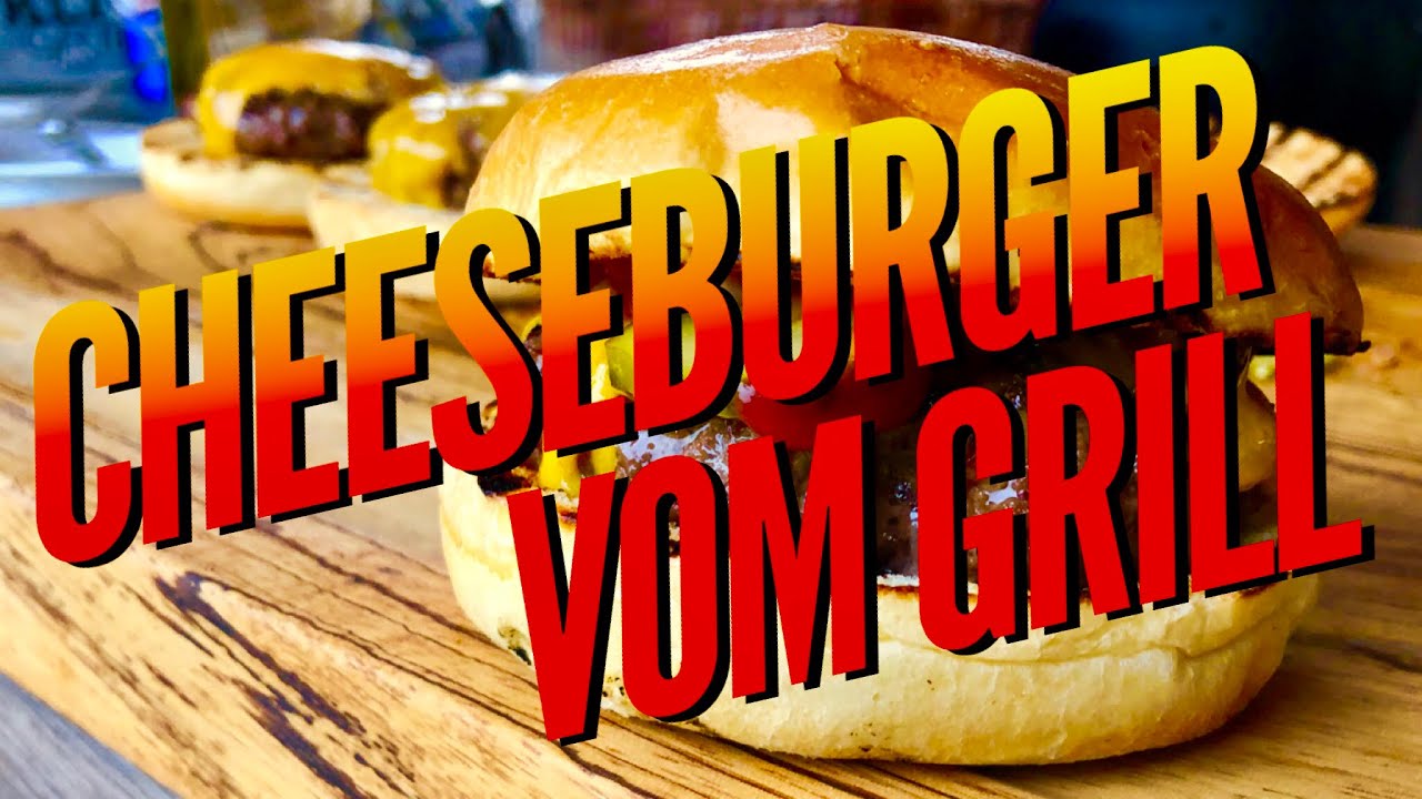 🍔🐂🔥 (K)ein TRICK für saftige CHEESEBURGER vom GRILL BASISREZEPT ANLEITUNG —- Klaus grillt