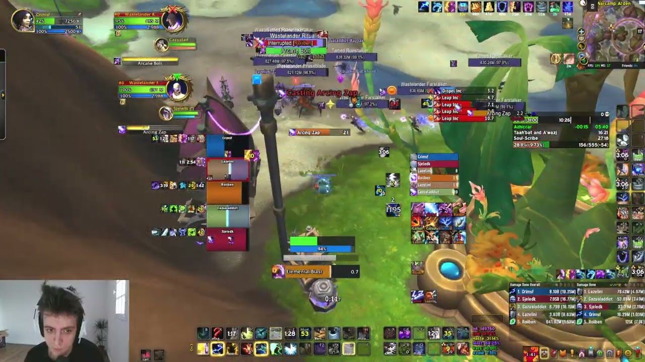 Rank 1 22 Eco'Dome Elemental Shaman PoV 17.7M DPS
