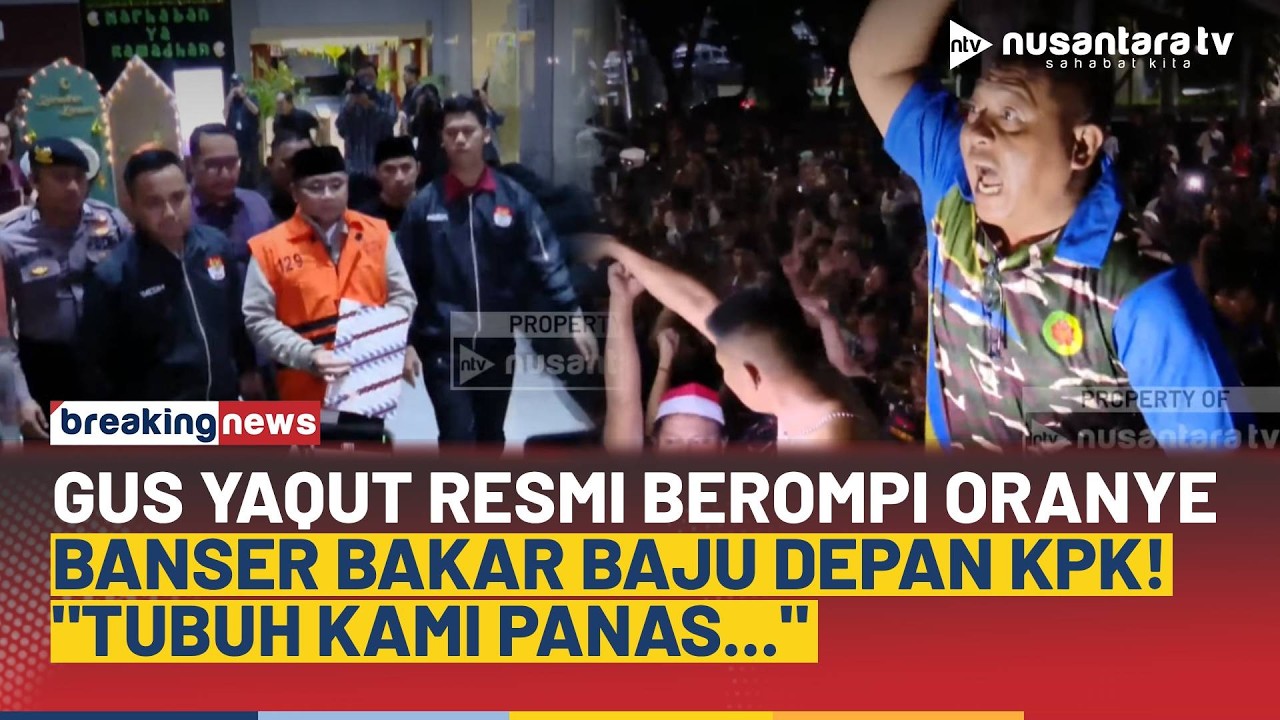 [FULL] MARAH! Ratusan Banser Geruduk KPK, Protes Yaqut Ditahan: Tubuh Kami Panas! | BREAKING NEWS