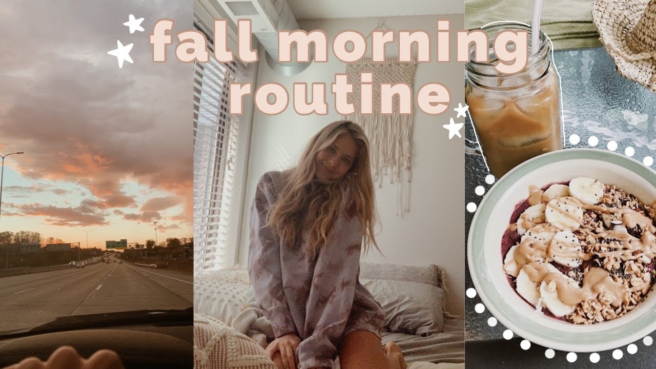 FALL MORNING ROUTINE (productive + mindful)