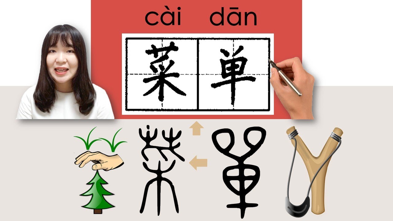 【NEW HSK3】_#HSK3#_菜单/菜單/caidan/(menu) How to Pronounce/Say/Write Chinese Vocabulary/Character