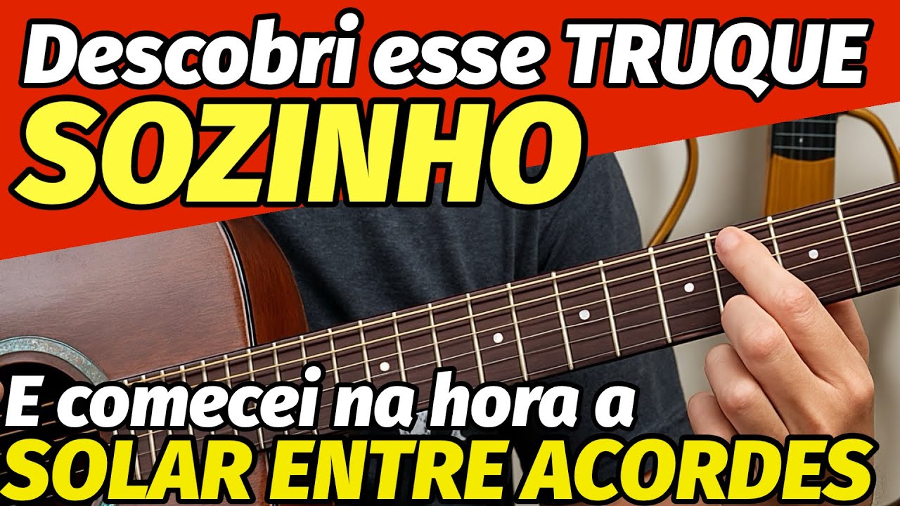 🎸Como SOLAR ENTRE ACORDES no VIOLÃO com o TRUQUE MAIS FÁCIL do MUNDO (LINDO DEMAIS)