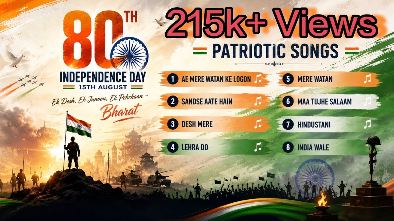 Top Patriotic Songs 2026 | 15 August Independence day 
