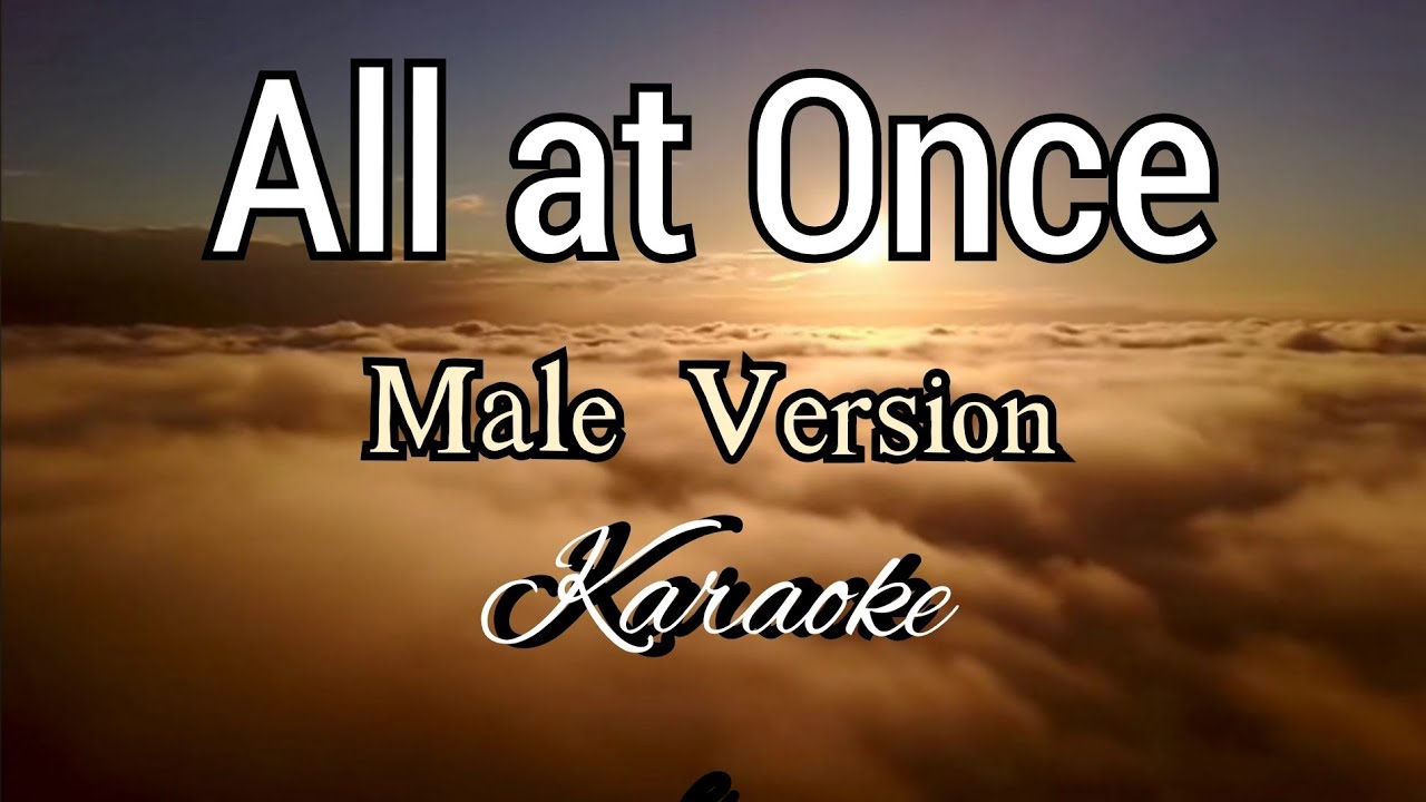 All at immediately KARAOKE Мужская версия (Уитни Хьюстон)