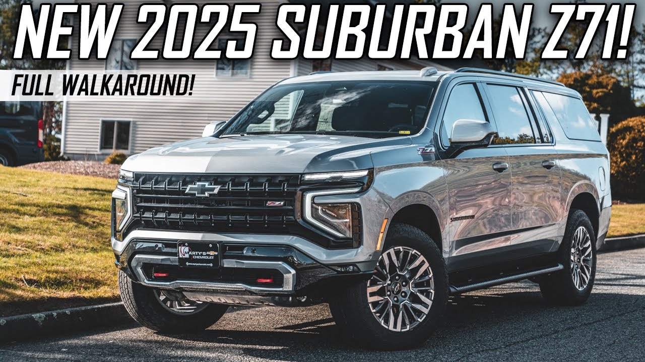 New 2025 Chevy Suburban Z71 | Interior & Exterior Details!