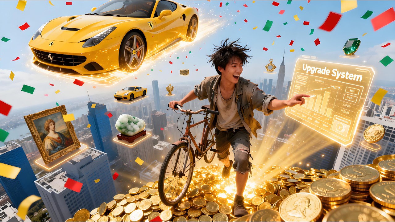 【Full】❤️Ordinary Car Transformed into a Porsche? Poor Kid Becomes Rich Through System