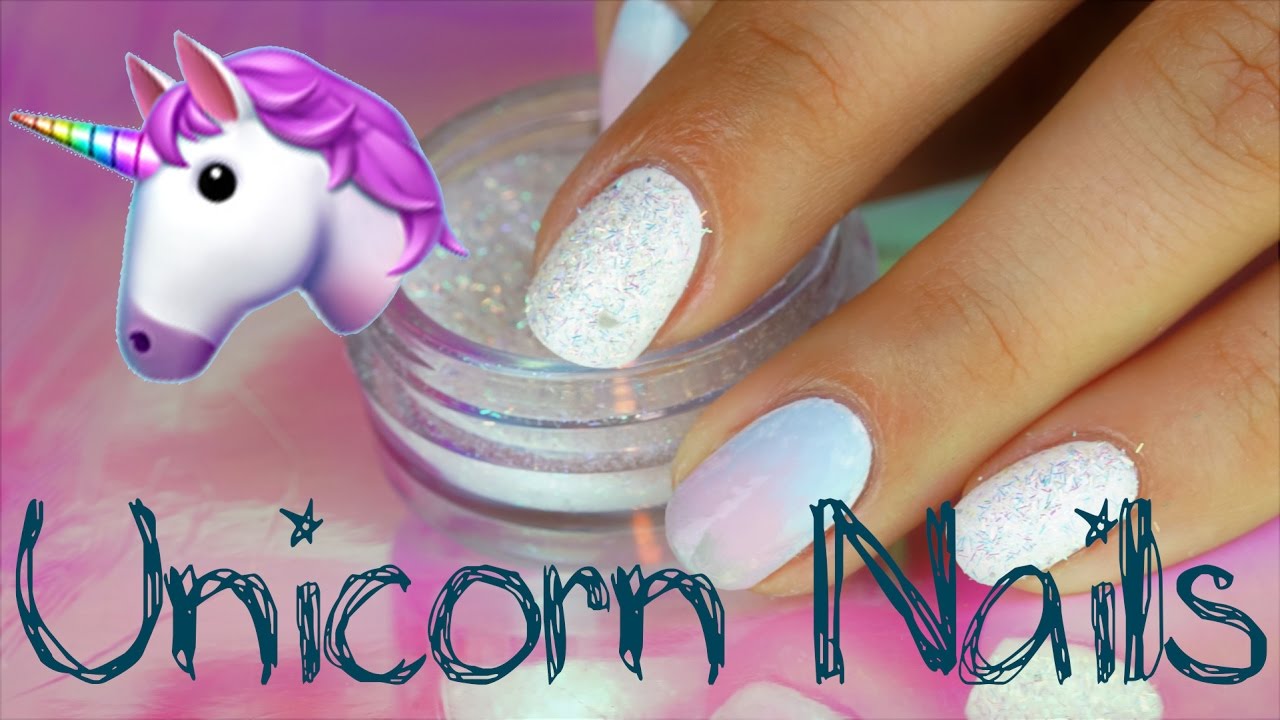 Unicorn Nail | Black Velour | #blackvelournails 🦄