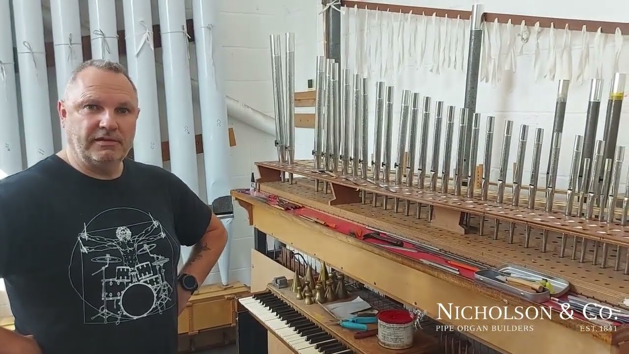 Voicing the Flute Harmonique 4' for St Gabriel's Church, Pimlico