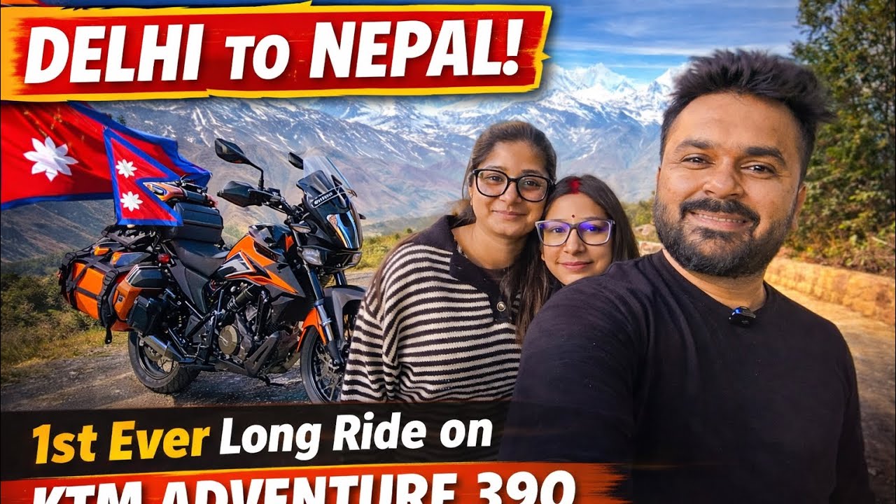 Delhi to Nepal Bike Ride 🇮🇳➡🇳🇵 | Day 1 – Delhi to Lucknow 🏍️