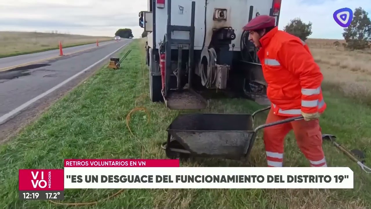Vialidad Nacional: se confirmaron 27 retiros voluntarios en el distrito