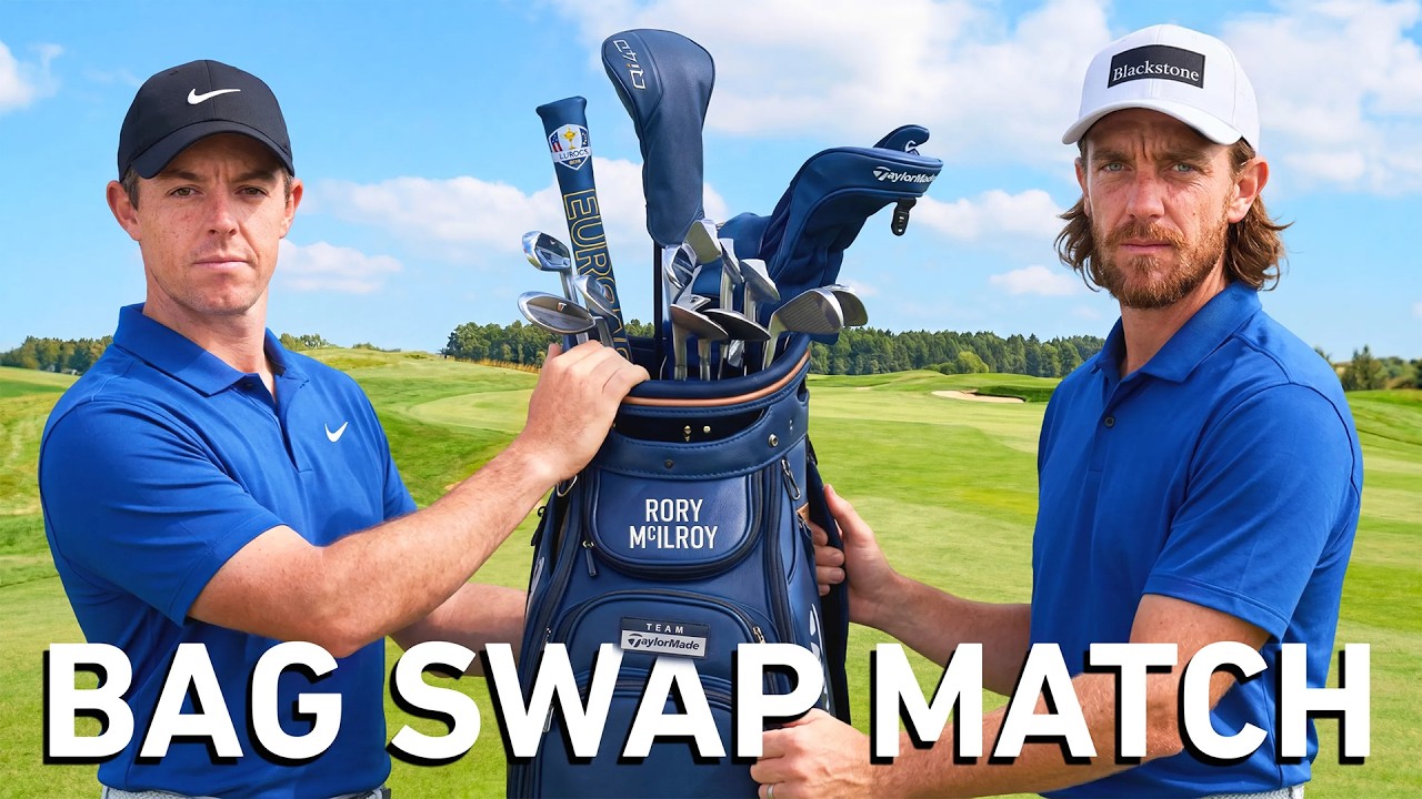 Rory McIlroy Swaps Bags With Tommy Fleetwood (3-Hole Match)