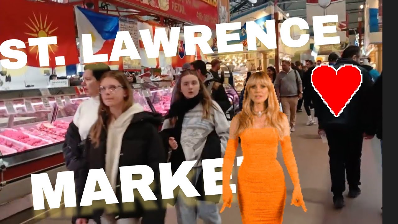 ST LAWRENCE MARKET TORONTO  MARKET FOOD TOUR JARVIS FRONT STREETNEW OLD MARKET @JNoworolnik