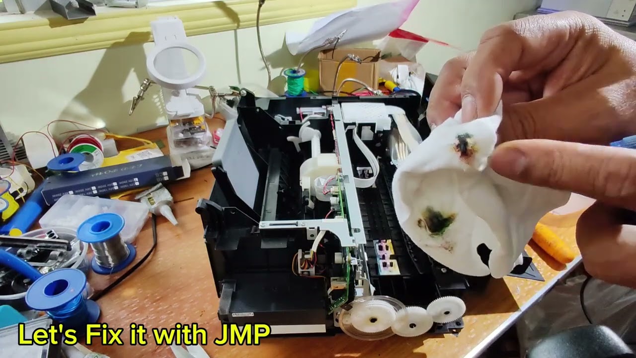 EPSON L3210 how repair MECHANICAL PROBLEM