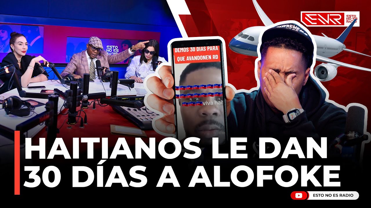 HAITIANOS LE DAN 30 DÍAS A ALOFOKE PARA QUE ABANDONE RD