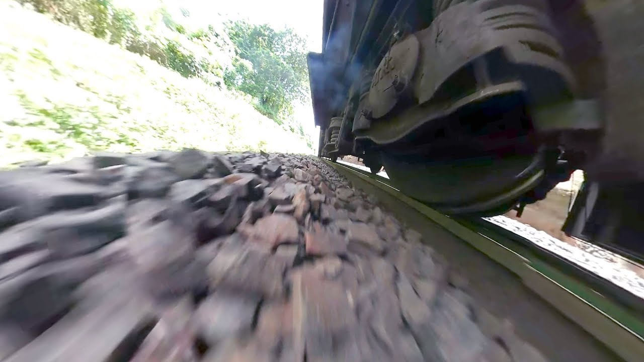 Incredible 360 VR View | Cam on Indian Train Bogie | Feel the Rails