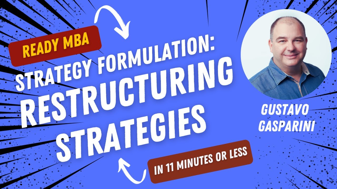 Strategy Management - Recovery & Restructuring Strategies (Video #67)