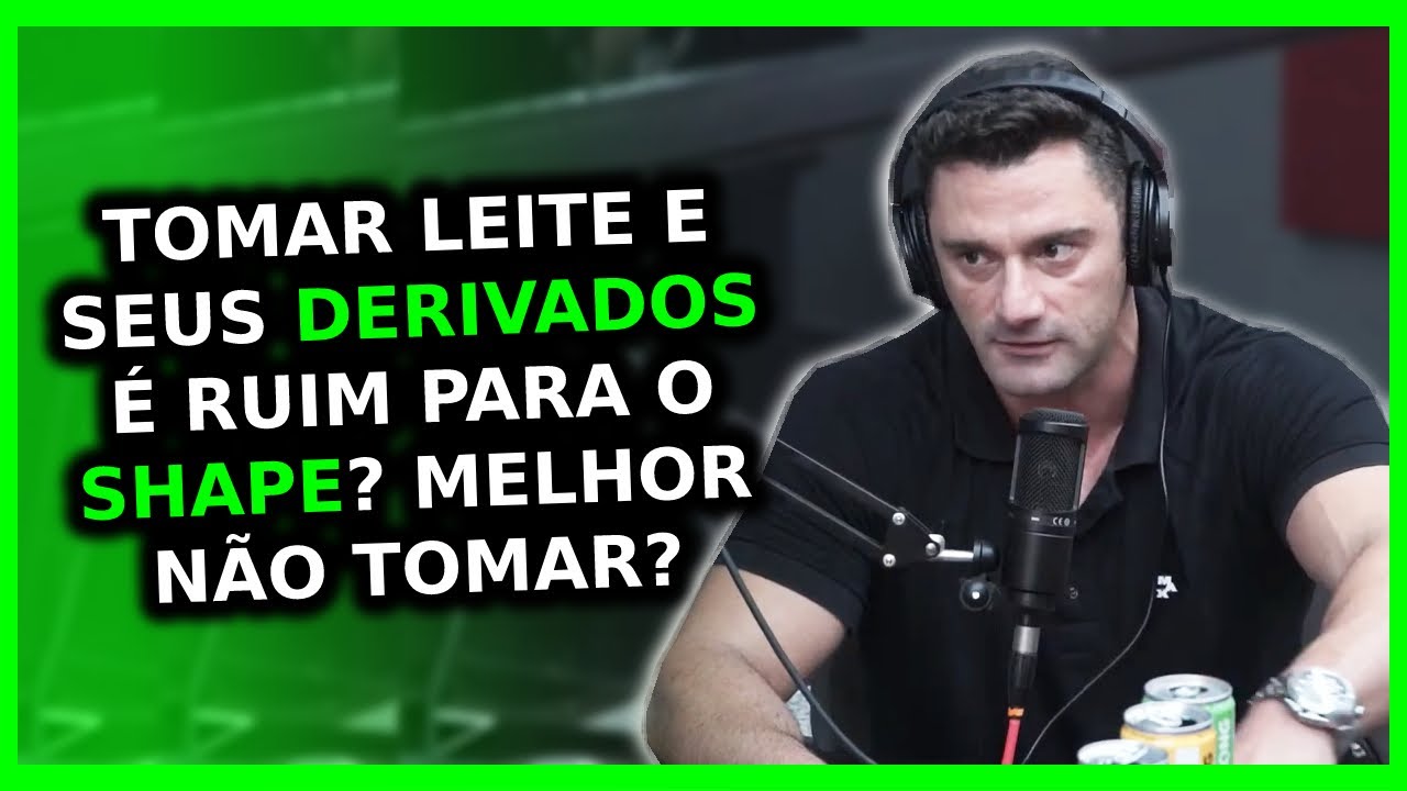 TOMAR LEITE ATRAPALHA BOTAR O SHAPE? LACTOSE É RUIM? | Ironberg Podcast Cariani