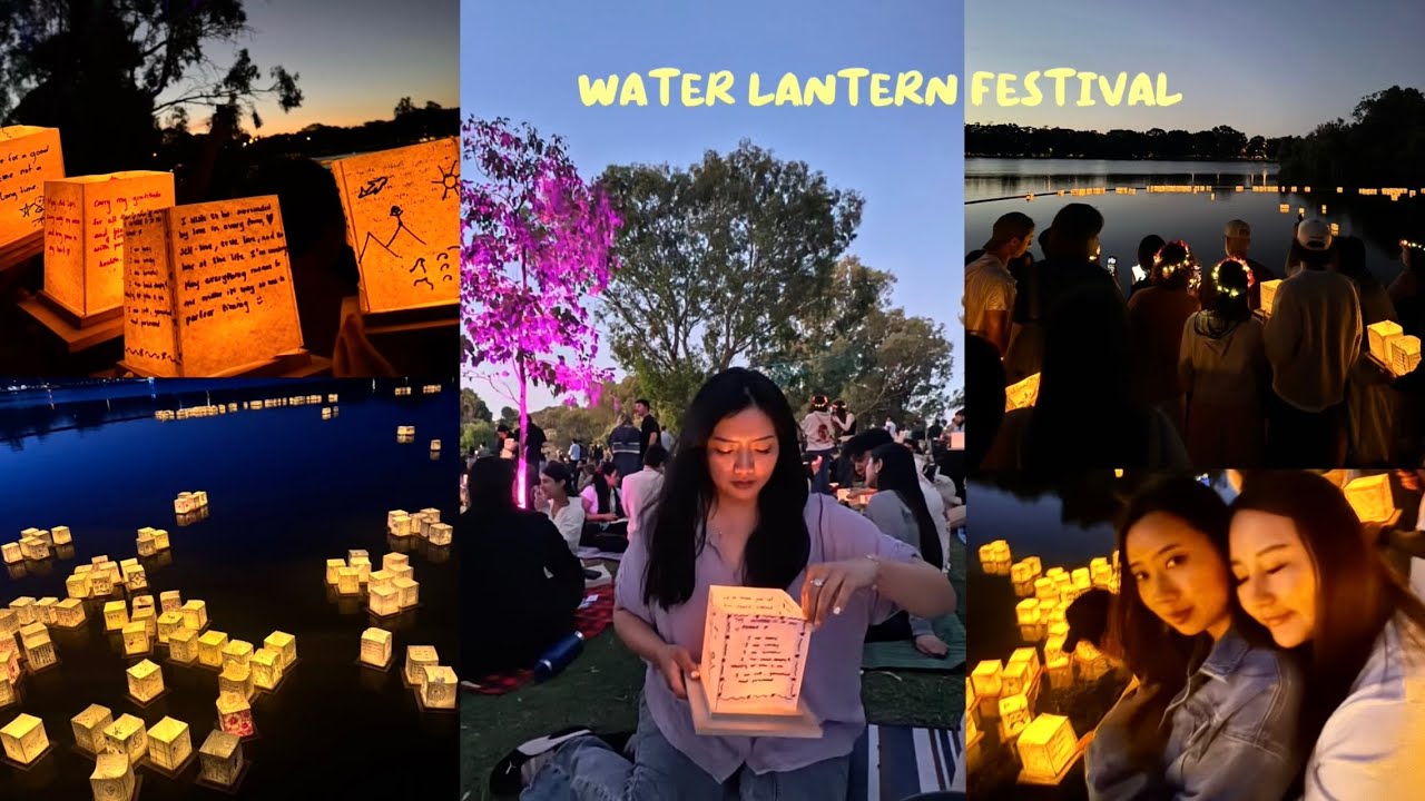Perth Diaries Ep.06 | Floating my wishes at the Perth water lantern festival | A soft day vlog 