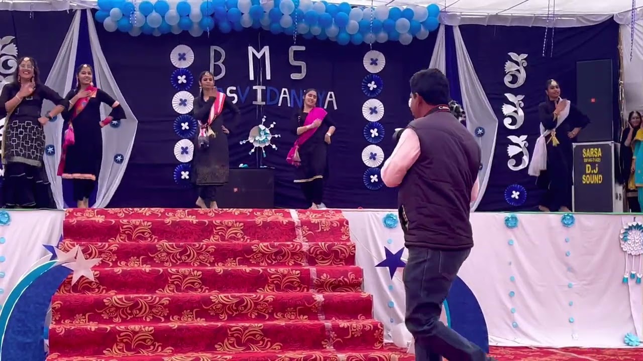 Girls Bhangra Performance|| BMS Farewell 2023|| New Bhangra Video|| #bhangra #girls  #punjabi