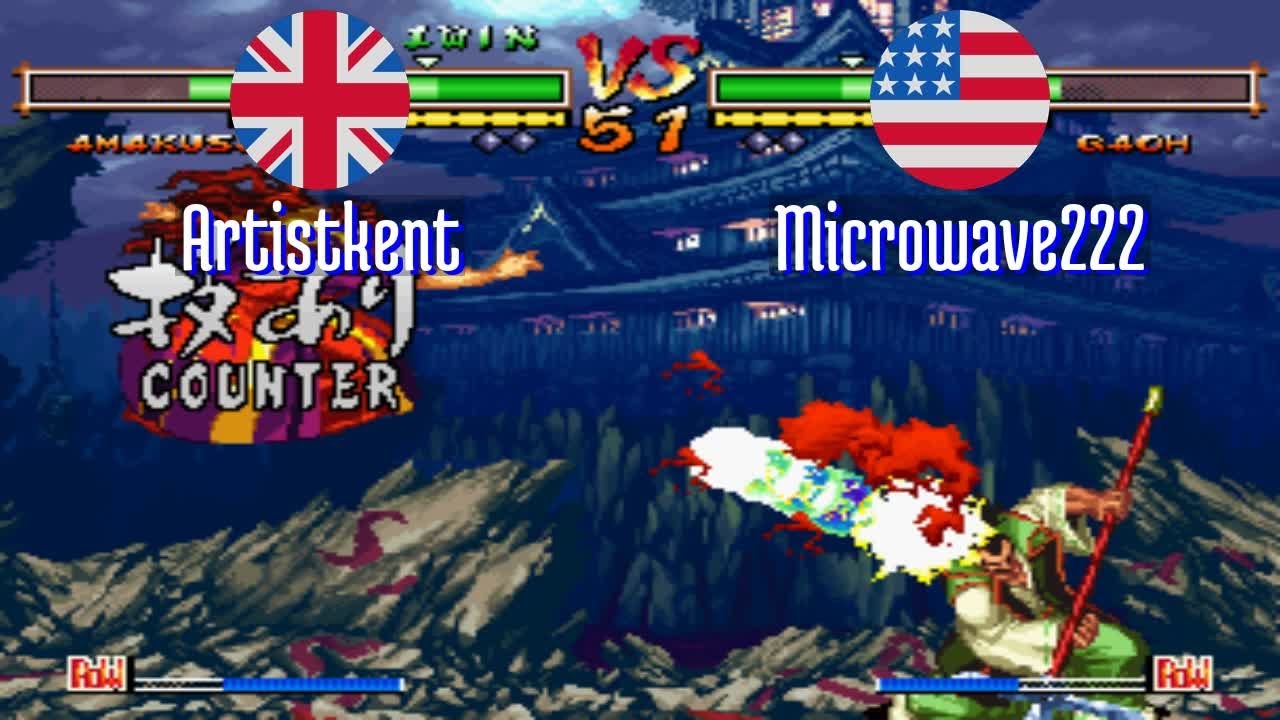 FT5 @samsh5sp: Artistkent (GB) vs Microwave222 (US) [Samurai Shodown V SP samsho5 Fightcade] May 28