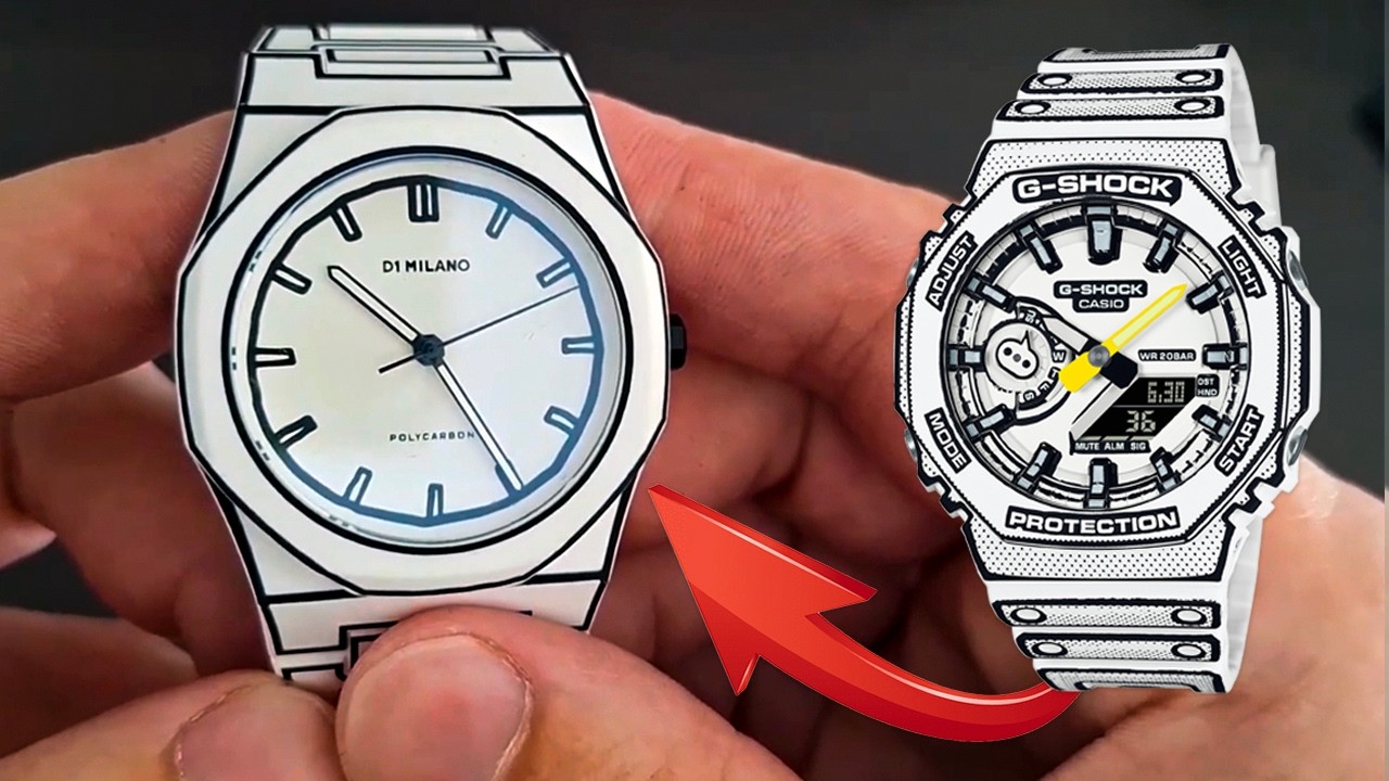 Vous avez manqué la G-Shock Manga ? Voici la D1 Milano Sketch !