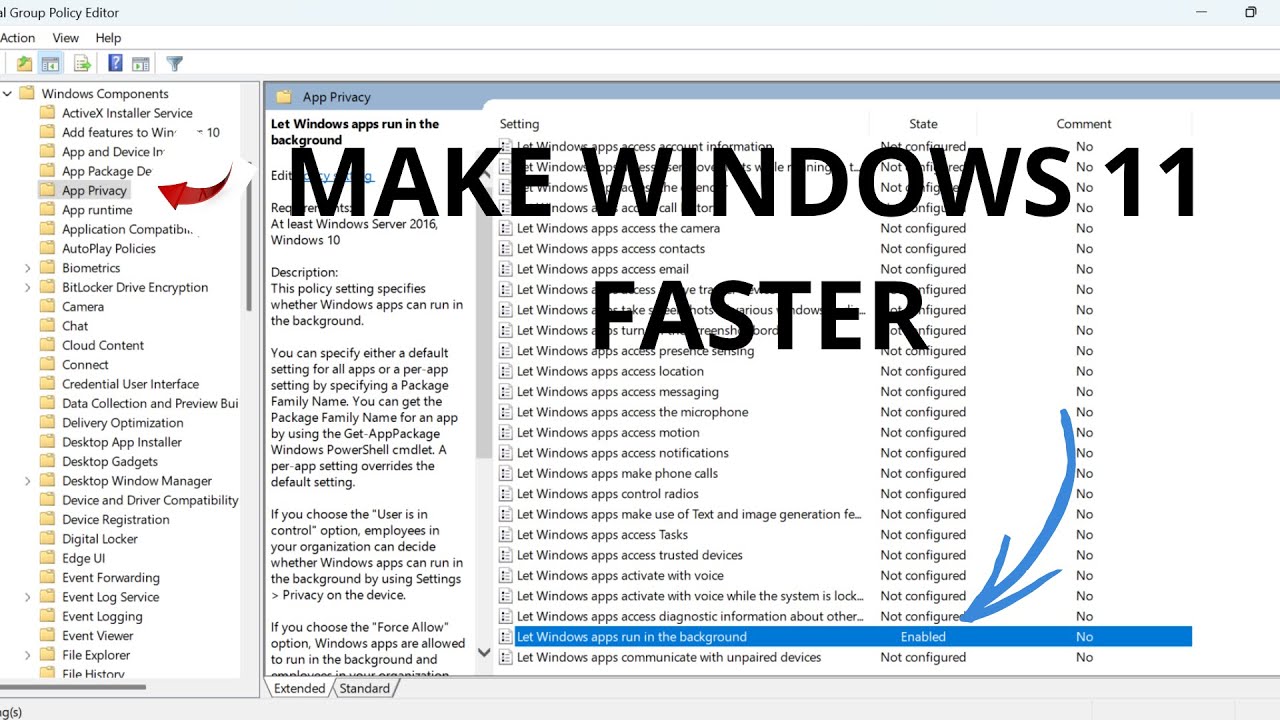 How to make Windows 11 faster