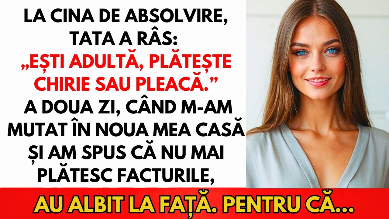 La Cina De Absolvire, Tata A Râs: „Plătește Chirie Sau Pleacă.” A Doua Zi, Când Eu…