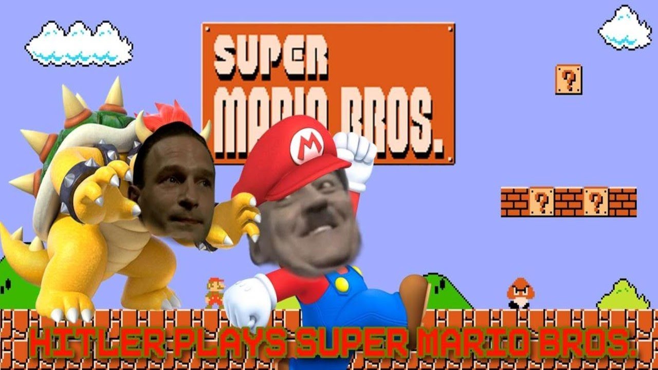Hitler plays Super Mario Bros