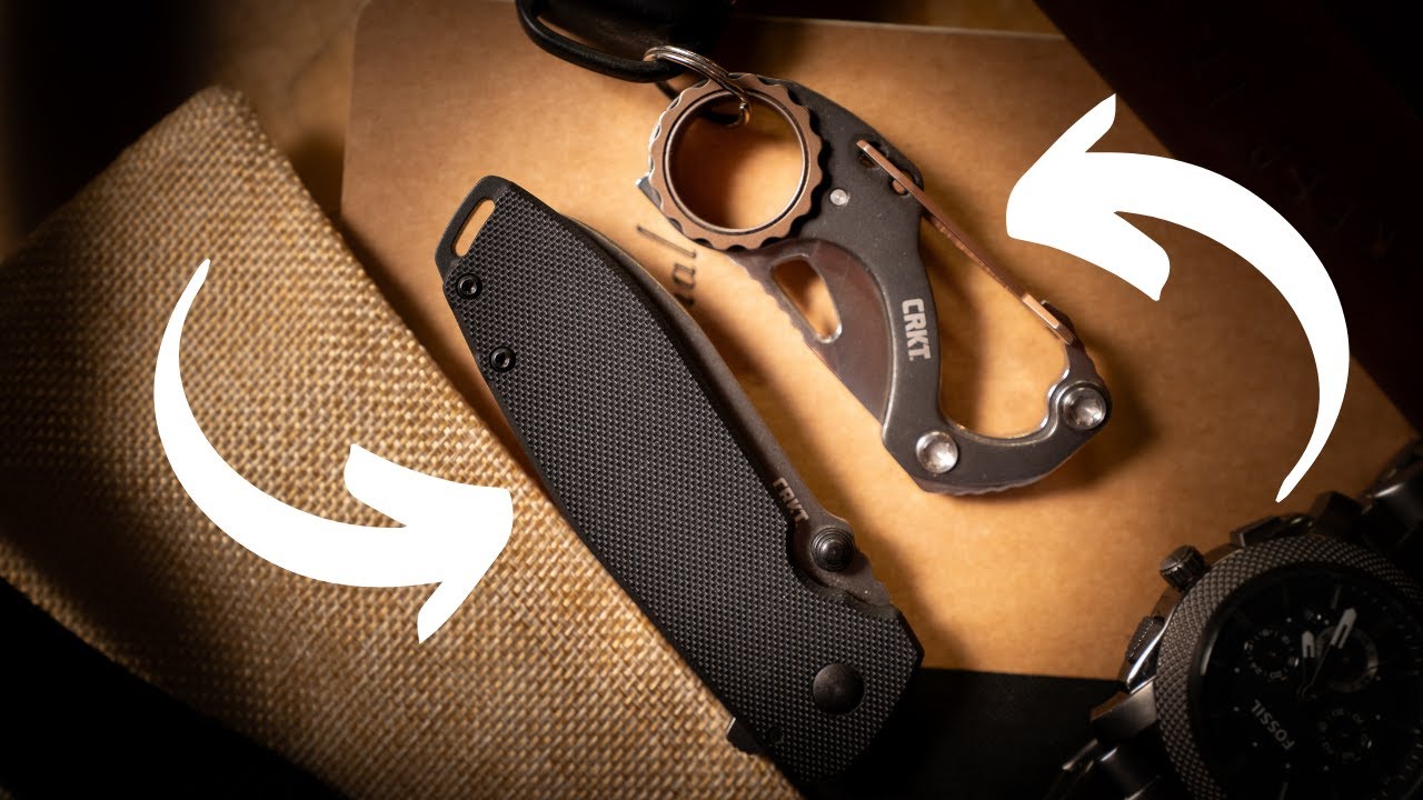 CRKT Squid XM Review with Compano Carabiner Overview