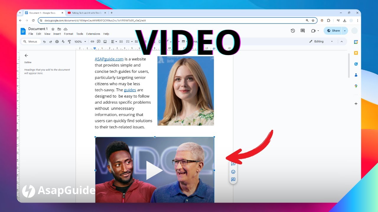 How To Embed a Video in Google Docs