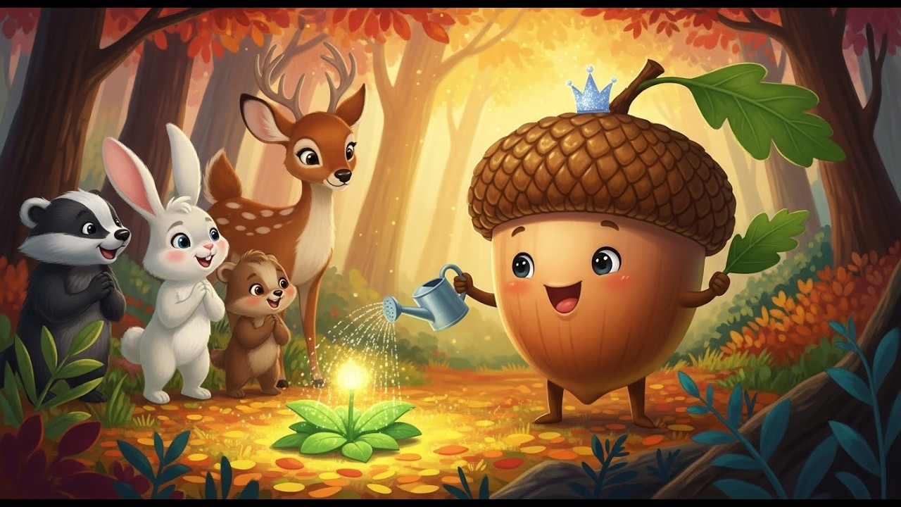The Brave Little Acorn’s Journey to Grow 🌰✨ | Kids Story