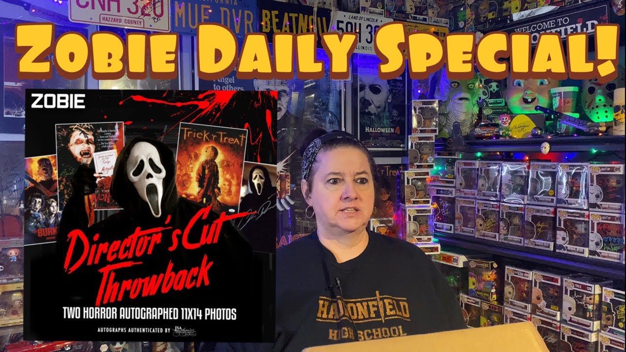 Unboxing a Zobie Daily Special Directors Cut Throwback Horror @ShopZobie