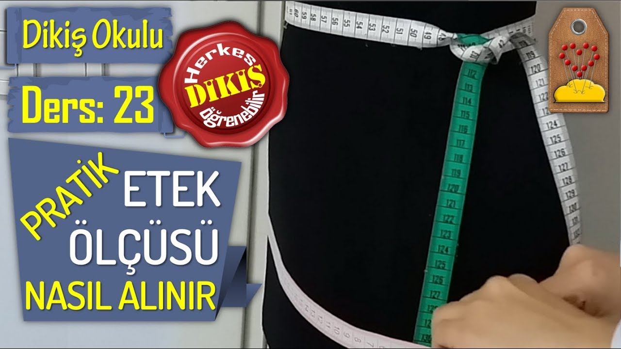 PRATİK ETEK ÖLÇÜSÜ NASIL ALINIR? - SKİRT MEASURING | #DikişHocamlaDikişOkulu DERS 23