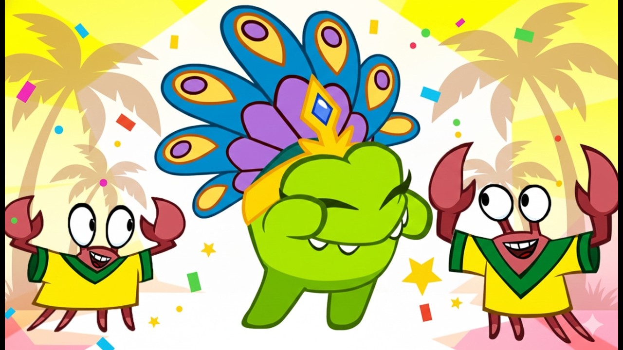 Cerita Om Nom 💚 Episode Baru Karnaval 🎊 Petualangan Seru | Kompilasi 💛 Super Toons TV Bahasa