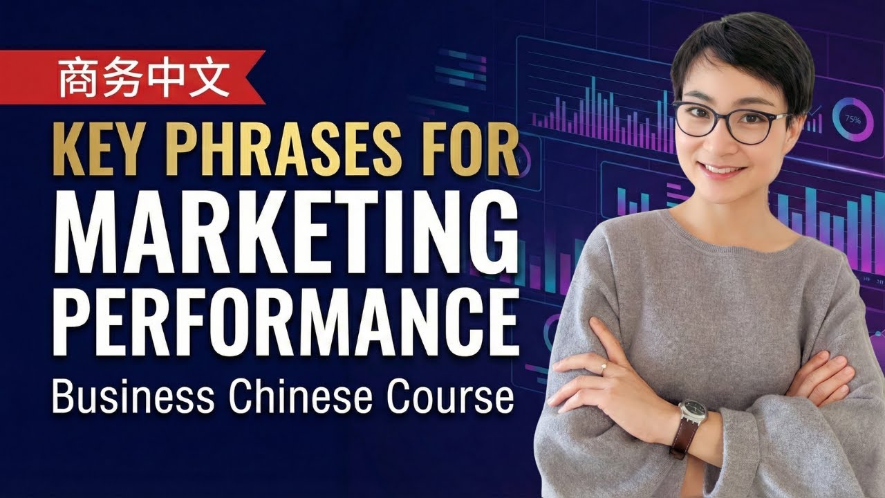Business Chinese |  Key Phrases for Optimizing Marketing Performance | 从数据到复盘：优化推广效果的高频表达 | 商务中文