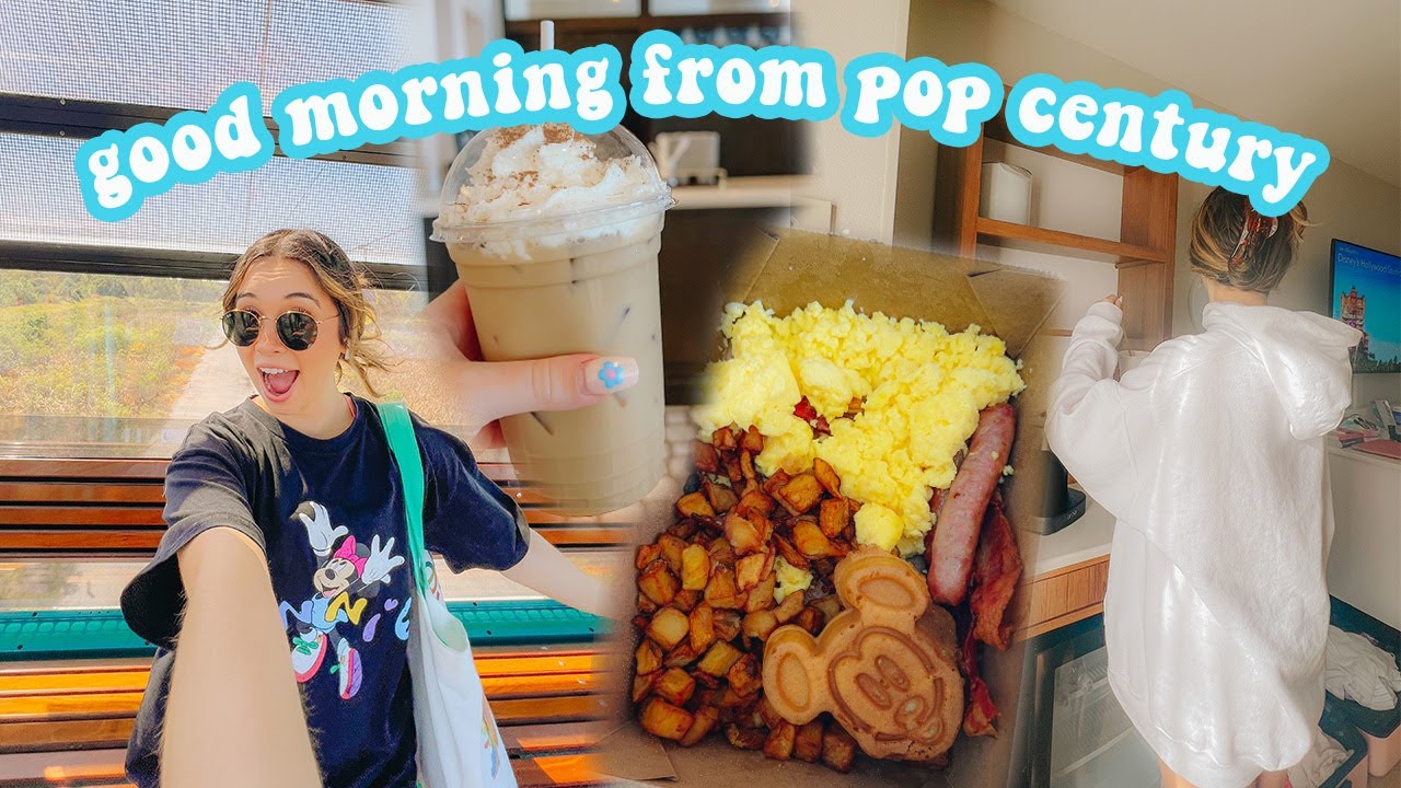 spend the morning with me at Disney's Pop Century... ✌🏻🌈✨
