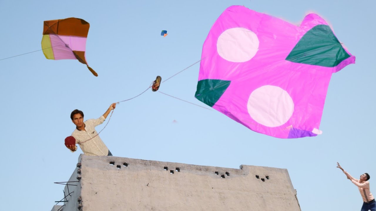 Eyes Kite Caught Vs Big Kite Challenge Nasir bhi