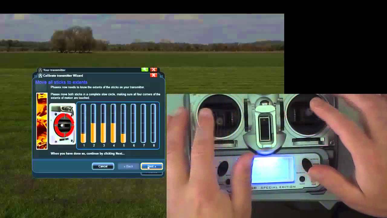 How to Set up Spektrum DX7-SE with PhoenixRC - Complete guide