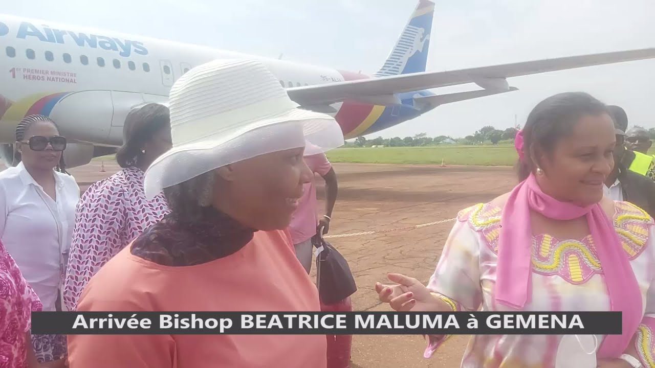 Arrivée Bishop BEATRICE MALUMA à GEMENA