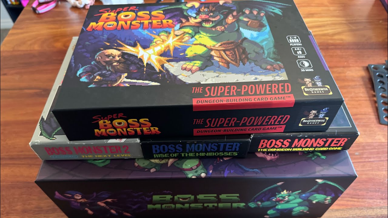 Packing Super Monster Boss Monster plus Expansion into the Boss Monster Big Box