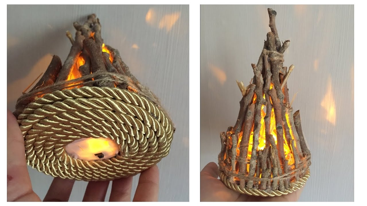İsiqli Novruz tonqalı | Miniatür tonqal | miniature bonfire | миниатюрный костер