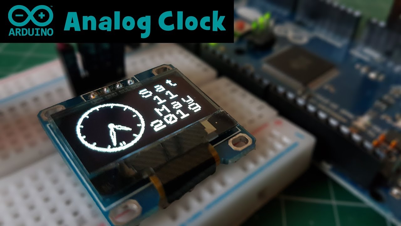 Arduino MEGA Analog Clock