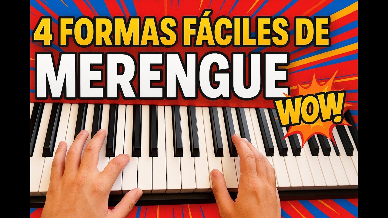 🎹 Cómo Tocar Merengue en Piano: 4 Formas Fáciles (¡El Final Te Va a Sorprender!)