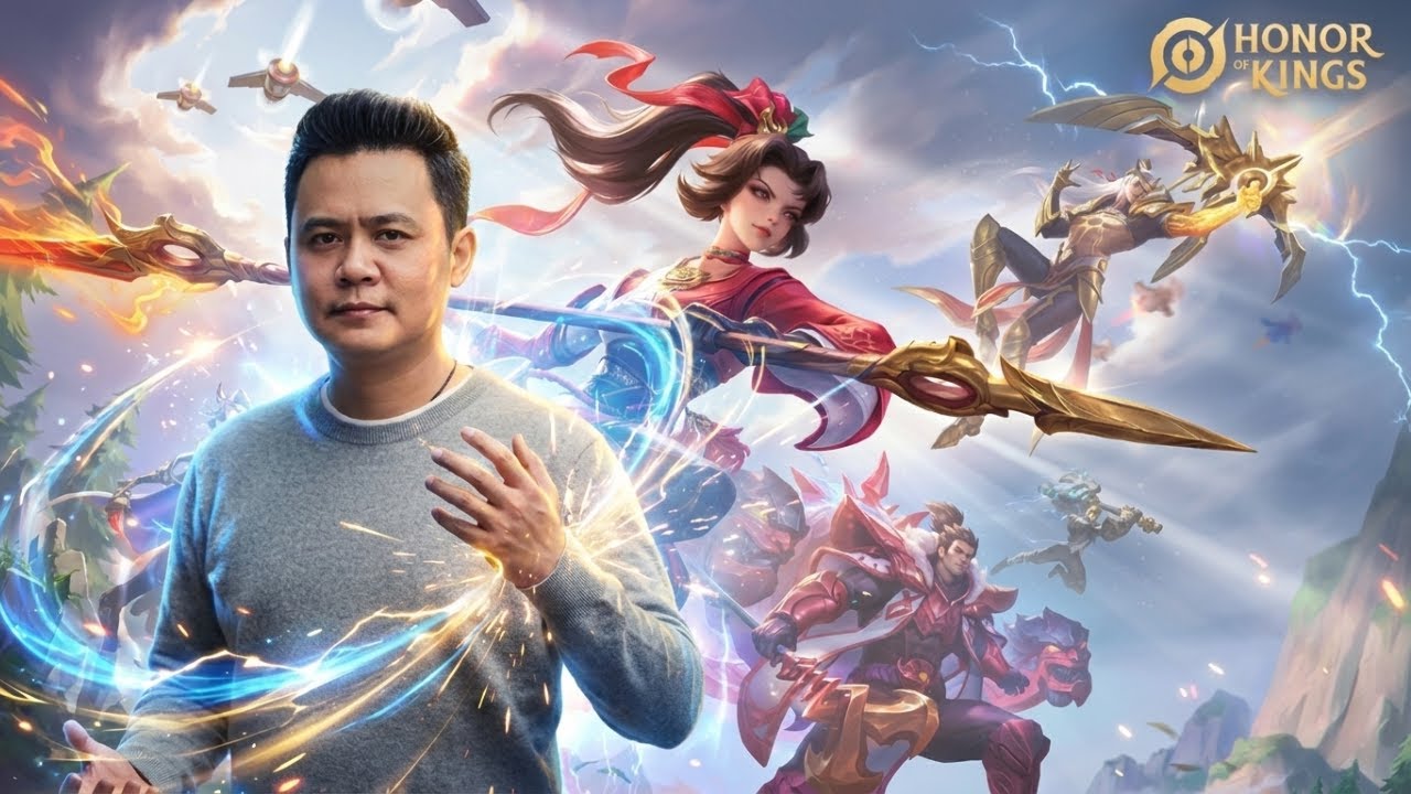 Honor of Kings LIVE! Push Rank Santai #mediashareon