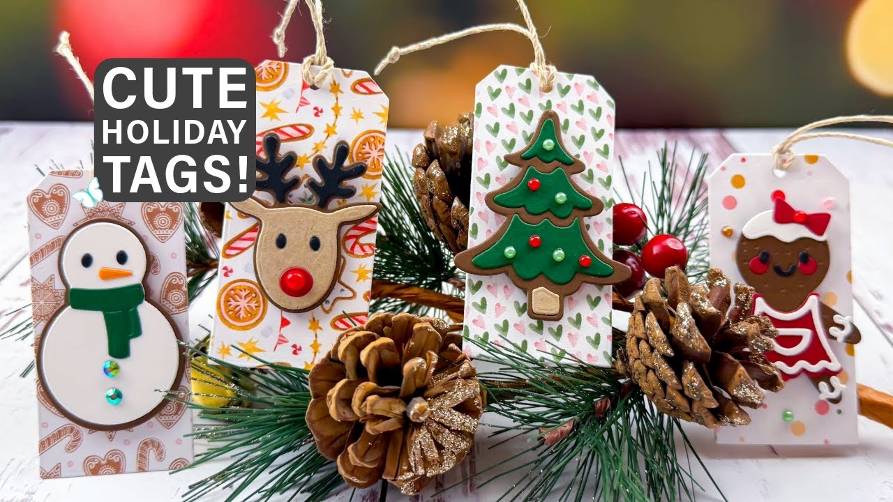 The CUTEST Christmas Tags - So Many Uses!