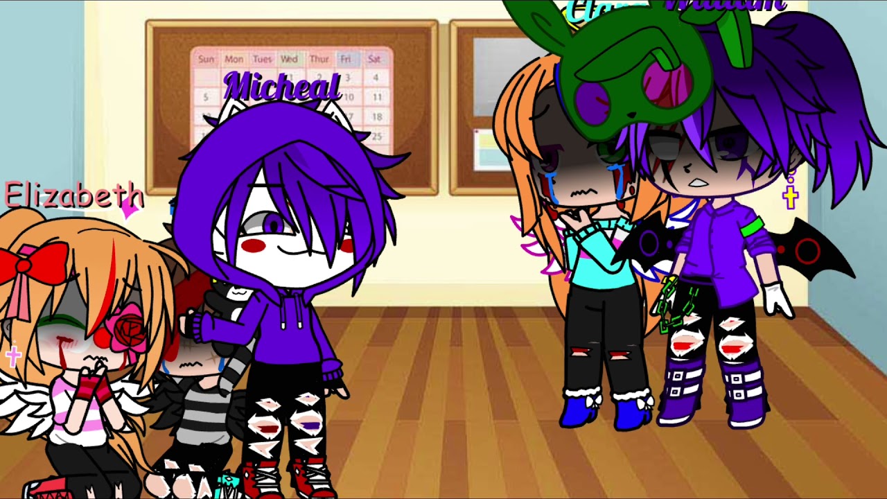Afton Family Reunion re-make ships: Mike X Vanny, William X Clara