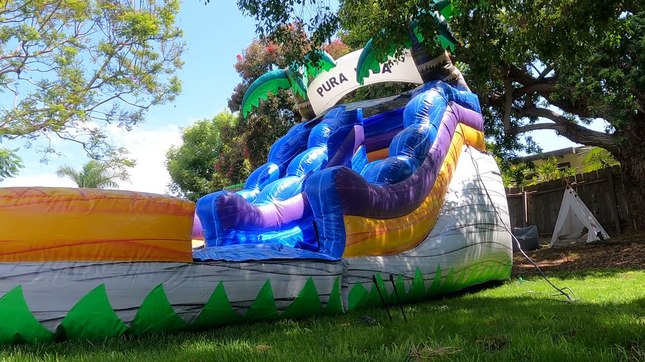Delivering Some Waterslides! Bounce House Business