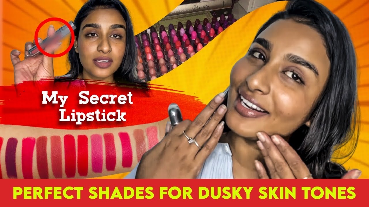 Top Beautiful Shades💄Nude Lipstick Shades For Indian | Dusky | Brown Skin ft. Reshma